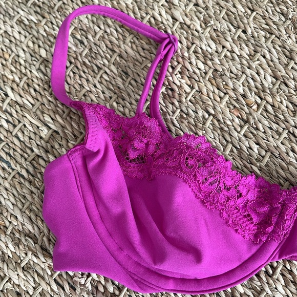 FITS EVERYBODY LACE UNLINED SCOOP BRA | LOLLIPOP - Picture 7 of 12